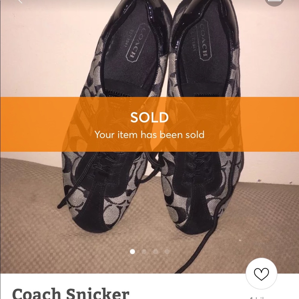 SOLD ON ♍️erc —Coach shoes